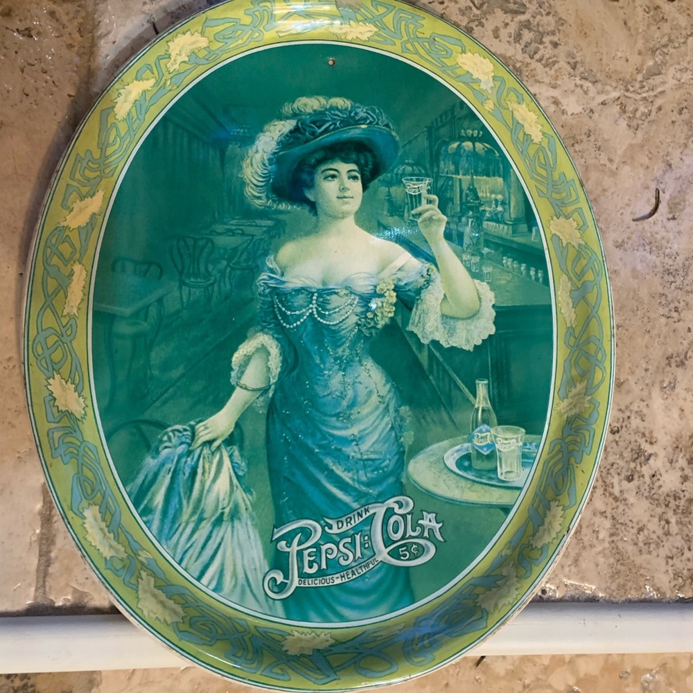 Pepsi Cola metal wall art